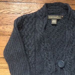 100% merino wool cardigan sweater